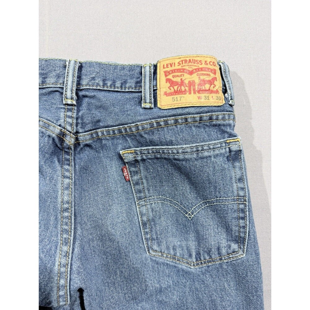 Levis 517 Mens Jeans 31x30 Bootcut Excellent Condition - Picture 8 of 12